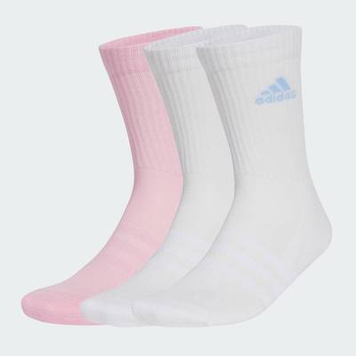 adidas Phong cách sống Bộ 3 Đôi Tất Cao Cổ Có Đệm Unisex trắng JC9382