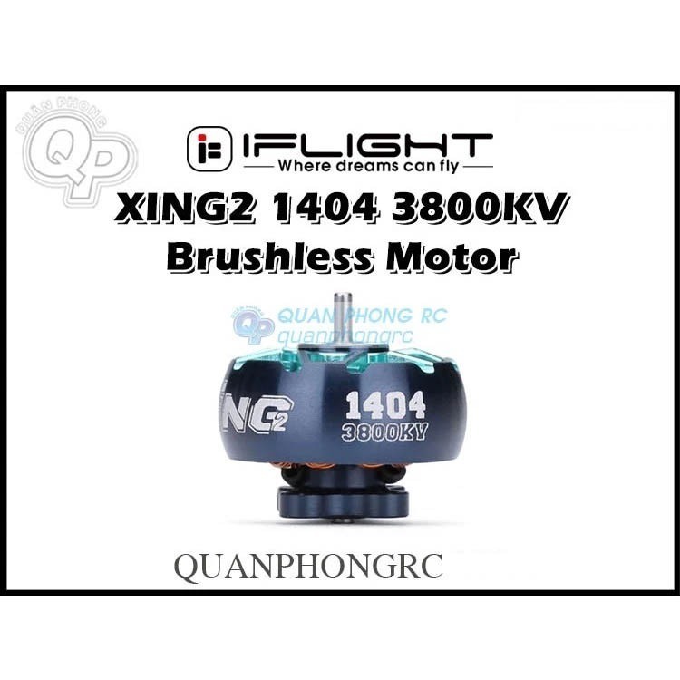 Motor iFlight XING 2 1404 3800KV/4600KV Brushless Motor Unibell (1 cái)