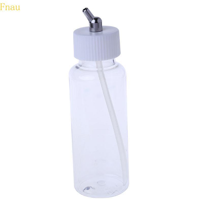 Fnau 1 Nhựa 100cc Airbrush Chai Lọ Nắp Adapter Hành Động Kép Siphon Thức Ăn Mới
