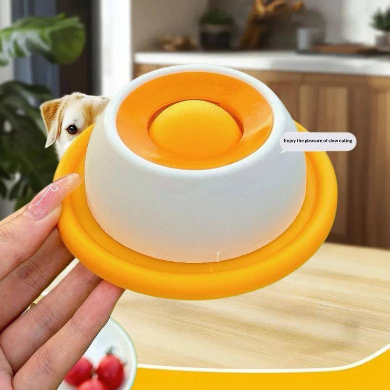 GOCA Pet Li Mat Sữa Chua Liing Đĩa Ăn Chậm Cho Chó Mèo - Bát Sna Tương Tác Thúc Đẩy Sức Khỏe Thú Cưn