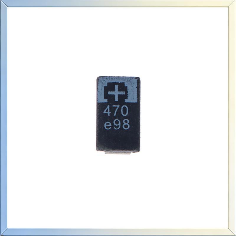 Any2Get5% tắt 5 CÁI 2R5TPE470M9 470 2.5V 470UF SMD Tụ điện Tantalum Polymer Tụ điện