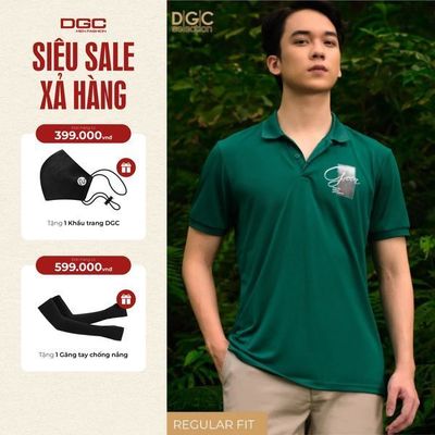 Áo Polo ngắn tay DGC Phong Cách Trẻ Trung, Chất Liệu Vải Thoáng Mát - SAPBB27M