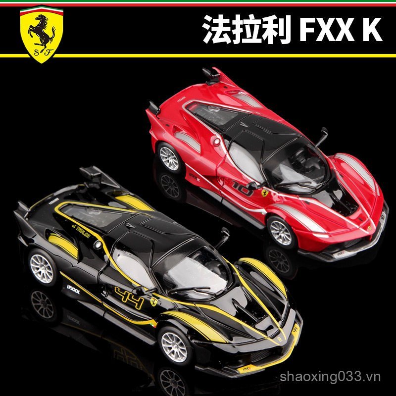 Bburago Mô Hình Xe Siêu Xe Ferrari FXXK Tỉ Lệ 1:64, Bộ Sưu Tập Xe Đua, Đồ Trang Trí, Xe Đồ Chơi Cho 