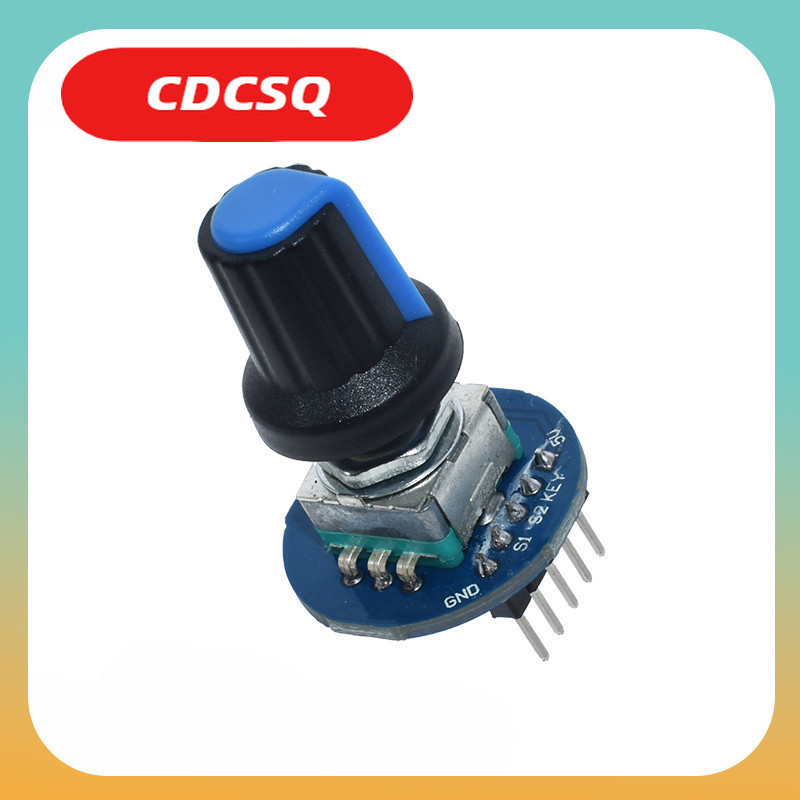 Mô-đun mã hóa quay để phát triển cảm biến gạch Arduino Điện áp xoay âm thanh tròn EC11 Núm nắp EC11 