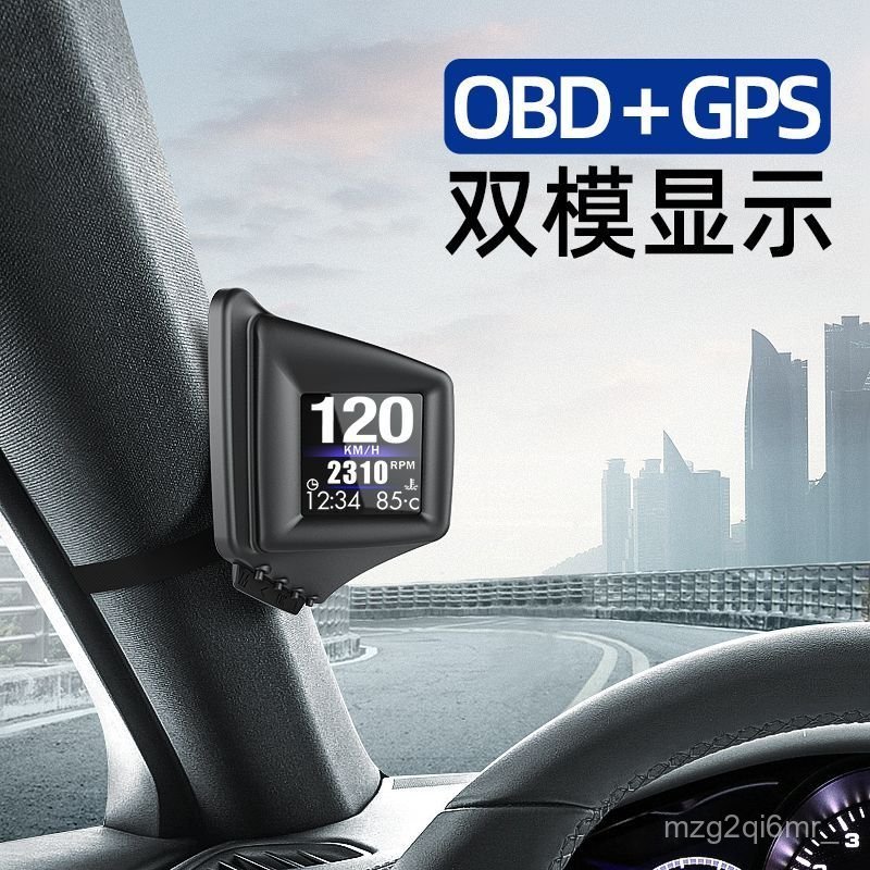 Màn hình HUD hiển thị kính lái OBD đo nhiệt độ nước vòng tua tiêu thụ nhiên liệu xe A401