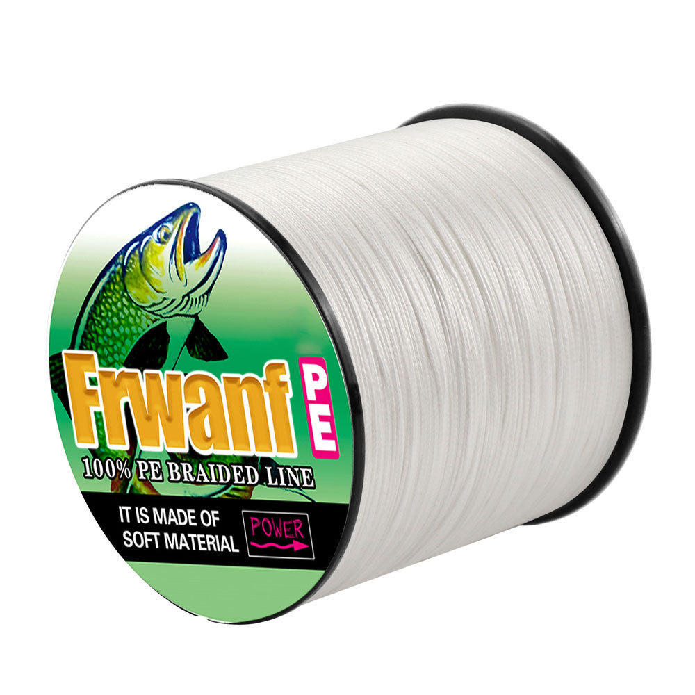 FRWANF 1000M 8X Dây Câu Bện Dây PE Dây Câu Công Cụ Siêu Mạnh 100% PE