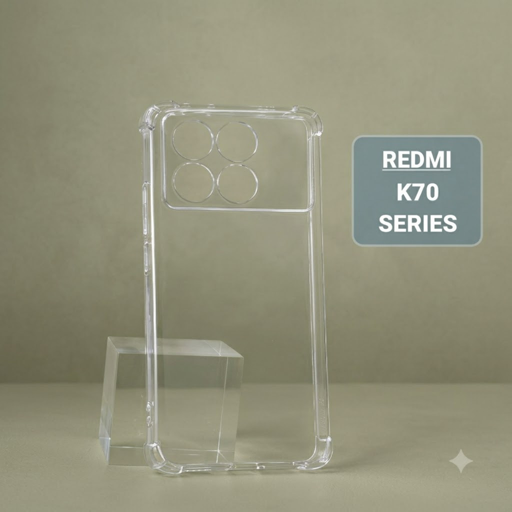 ỐP LƯNG REDMI K70 / K70E / K70 PRO / K70 ULTRA TRONG SUỐT DẺO CHỐNG SỐC | ỐP BẢO VỆ CAMERA, ÔM MÁY –