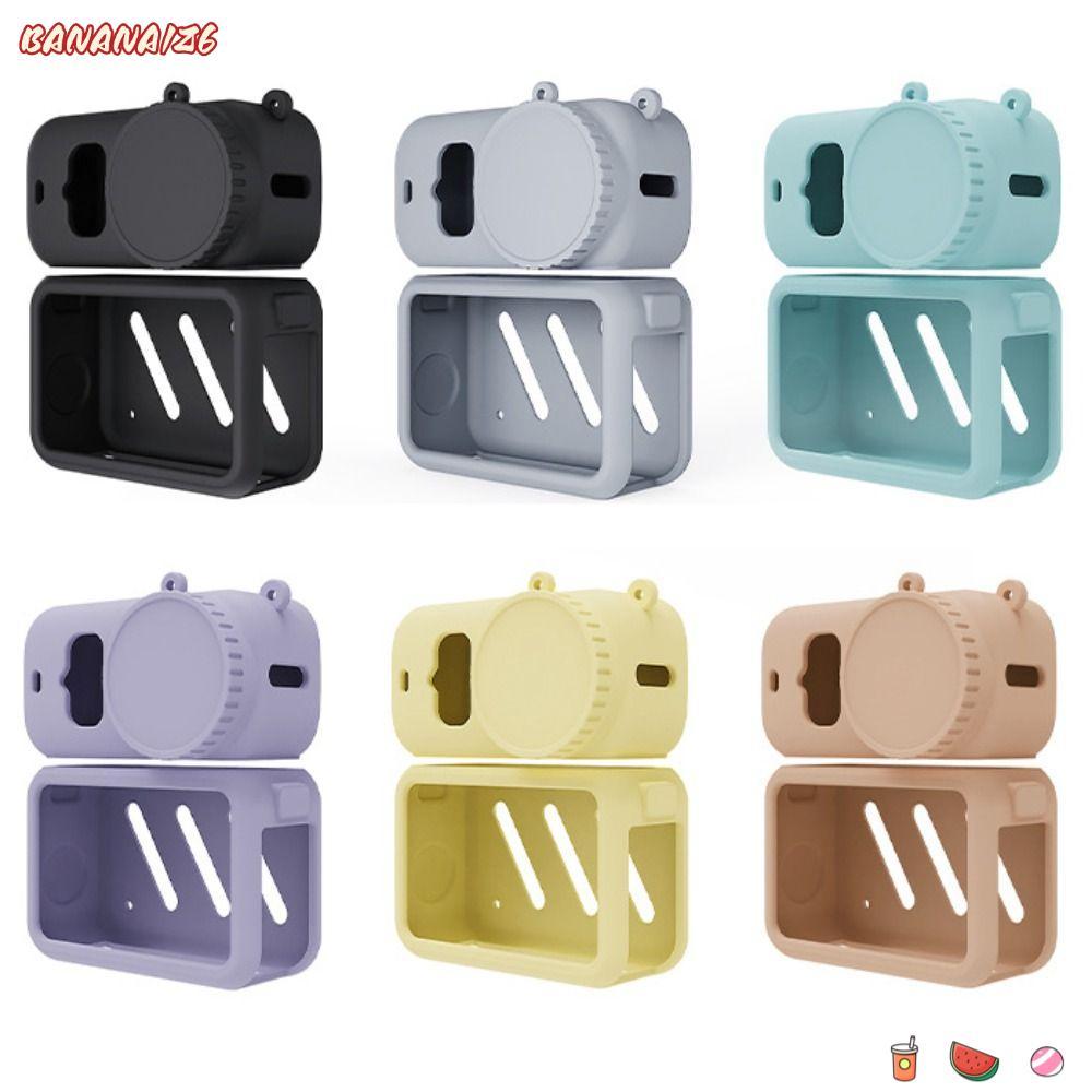 BANANA1Z6 3 Cái / bộ Vỏ Mềm, Nắp Ống Kính Bảo Vệ Toàn Diện, Silicon Chống Trầy Xước Chất Lượng Cao C