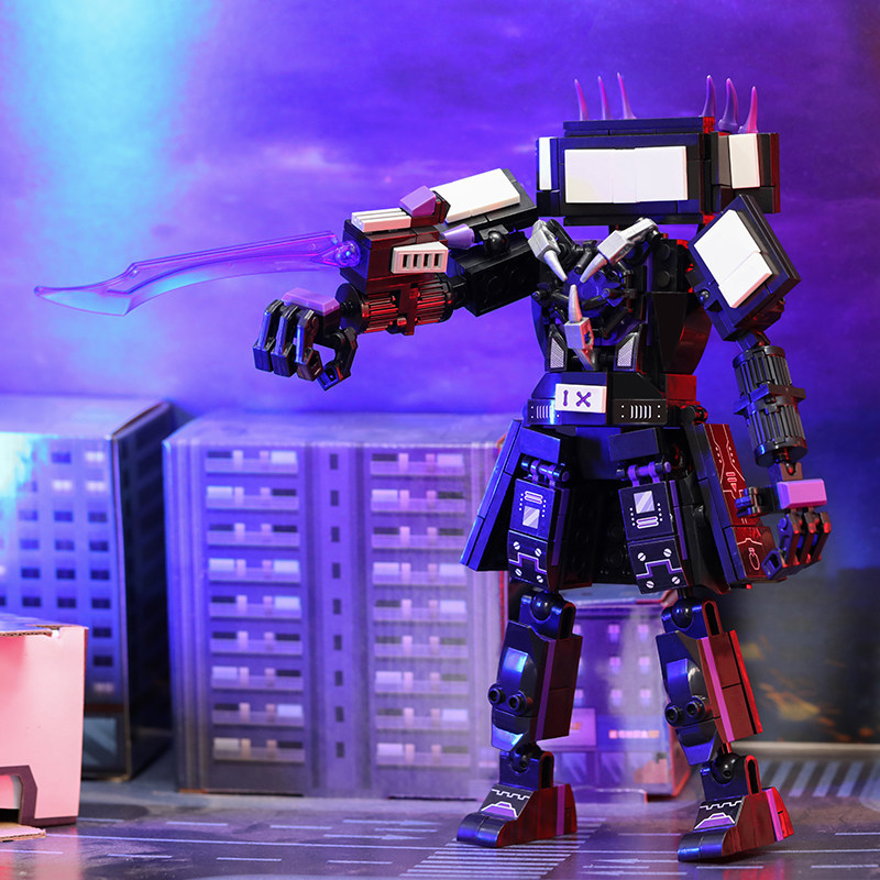 mô hình lego lego skibidi toilet Titan TV Man Mecha Lắp ráp Khối xây dựng Nhà vệ sinh Người VS Giám 