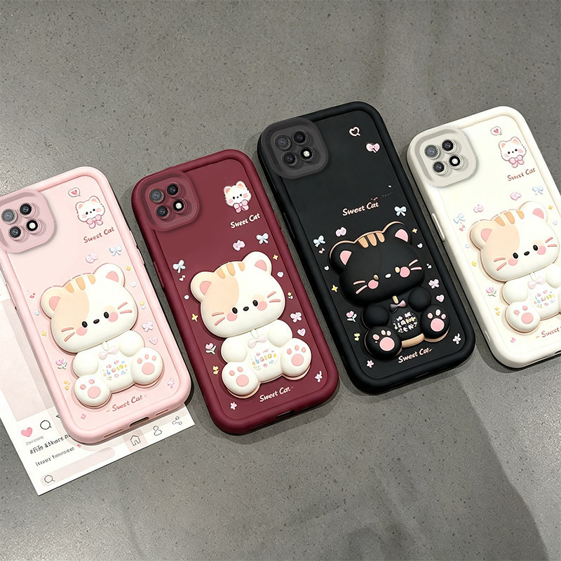 Ốp Lưng PBZZ Cho OPPO A53 A53S A33 2020 Vỏ Điện Thoại Silicon Chống Sốc Thiết Kế Mới Thẩm Mỹ Gương T