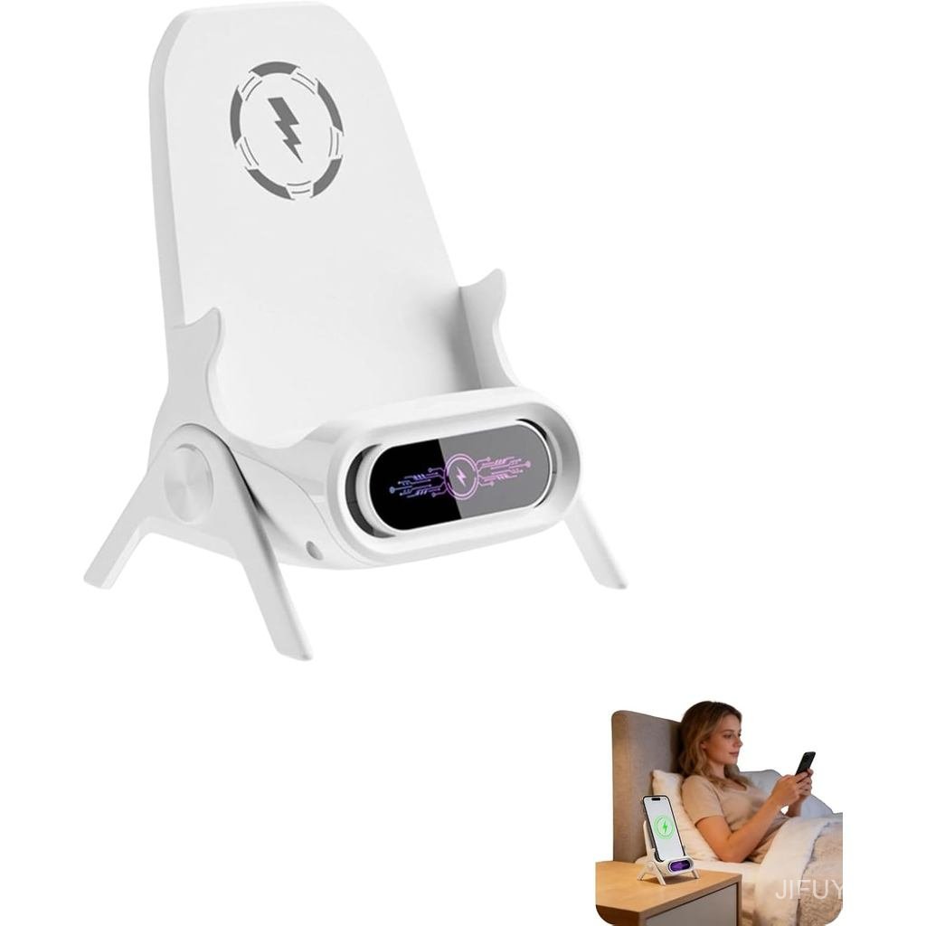 3 in 1 Mini Chair Wireless Fast Charger Multifunctional Phone Holder, Portable Wireless Charger, Fas