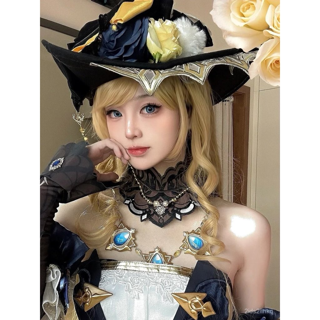 Trang phục cosplay Navia Genshin Impact full set váy quý cô Fontaine cao cấp sang trọng