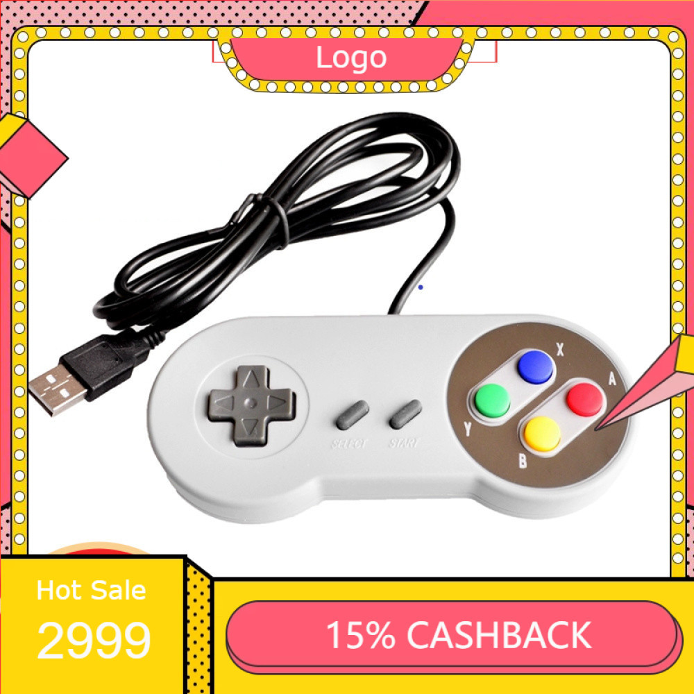 272 [Lập Trình Nhúng A-Z][G51] Tay Cầm Chơi Game 4 Nút Super Nintendo SNES USB Raspberry Pi