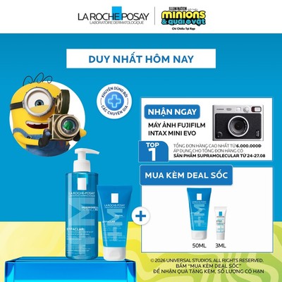 [FS] Bộ đôi gel rửa mặt tạo bọt làm sạch La Roche-Posay Effaclar Purifying Foaming Gel 400ml