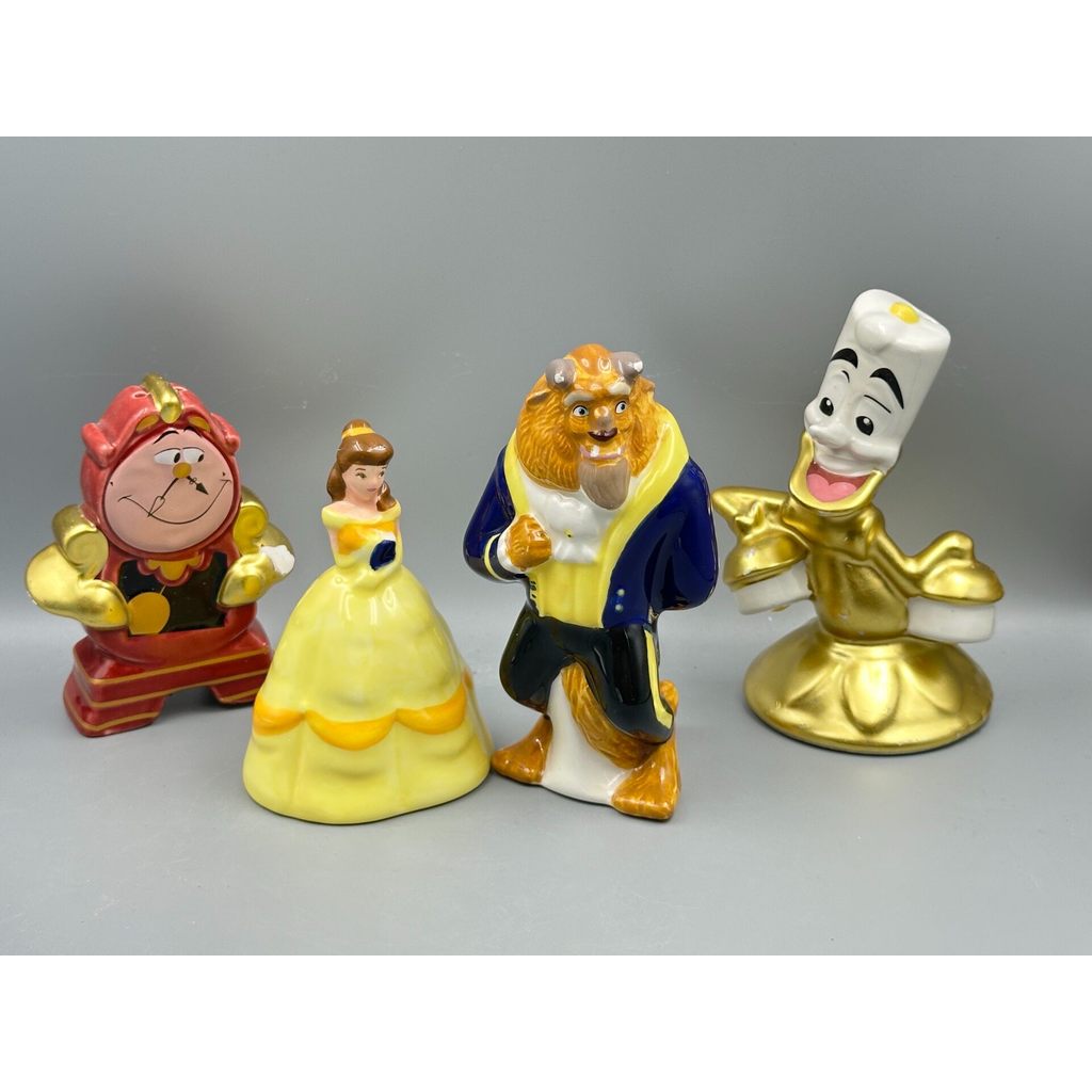 Chai gia vị muối gốm sứ Beauty and the Beast Belle Princess Beast