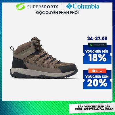 Giày Chạy Trail Nam Columbia Strata Trail Mid Waterproof - Nâu - 2076861255