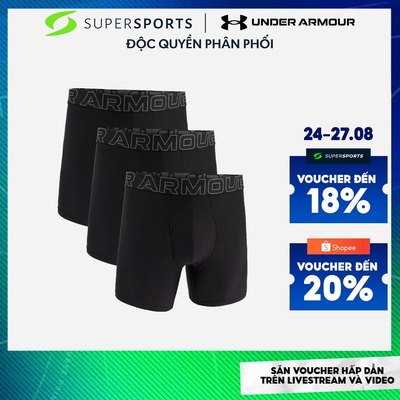 Đồ Lót Nam Under Armour Performance Tech 6Inch - Đen - 1383878-001 ADS16