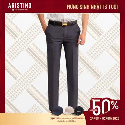 Quần âu nam ARISTINO Slim fit ôm nhẹ chất liệu mềm mại, bền màu, sắc nét - ATRR10