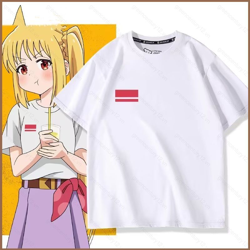 GC12 BOCCHI THE ROCK Gotoh Hitori Ijichi Nijika kessoku bando Cosplay vải 3D mùa hè Áo thun ngắn tay