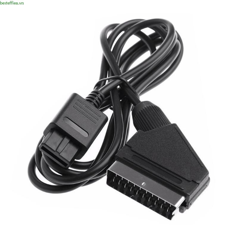 Beste SCART Cáp AV Đa Năng Cho Máy Chơi Game N64 SNES SFC GC Phụ Kiện Chơi Game