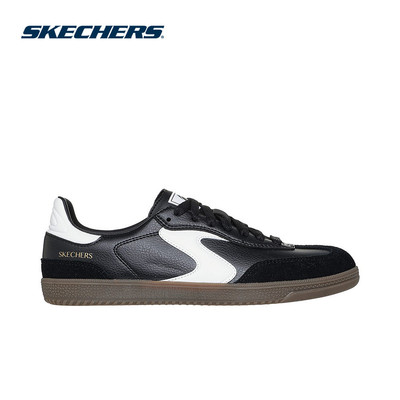 Giày Thể Thao Nữ Skechers Court Classics Hotshot Kickstart-185410-BKW Air-Cooled Memory Foam