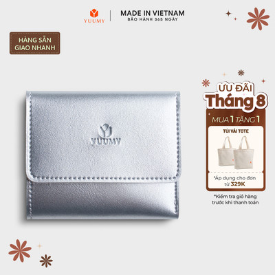 Ví Yuumy ( Thời trang nữ Gập 3 dáng cầm tay nhỏ gọn - Ví da Seasand YV85) Bagsmart
