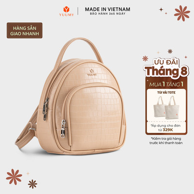 Balo Yuumy (Thời trang nữ mini phong cách năng động - Balo da Seasand YBA91) Bagsmart