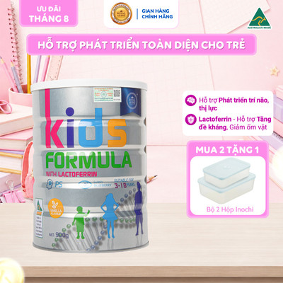 Sữa Hoàng Gia Úc ROYAL AUSNZ Kids Formula Cho Trẻ 3 - 18 Tuổi Hộp 900g