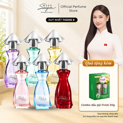 Nước Hoa Nữ Miss Saigon Hương Thơm Nữ Tính, Lưu Hương Lâu 15ml