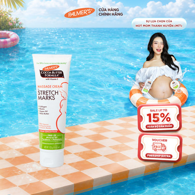 [Chính hãng] Kem rạn da giúp ngăn ngừa và phục hồi vết rạn giữa thai kỳ Palmer’s 125g