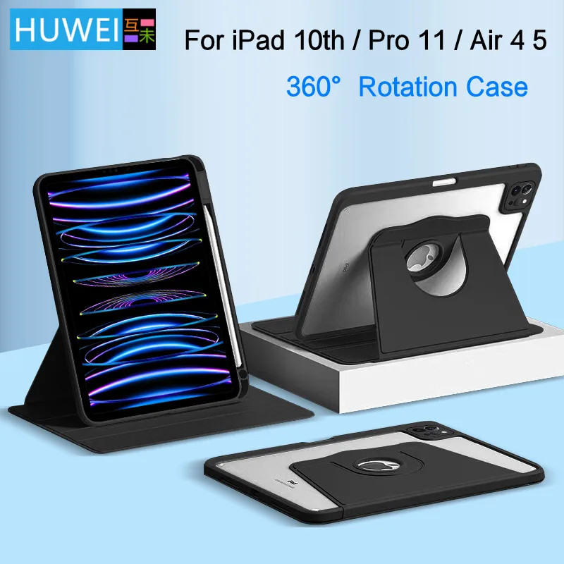 Dành Cho iPad Air 5 Ốp Lưng Cho iPad Pro 11 2022-2018 funda Air 4 Air5 10.9 Đứng Dành Cho iPad 10 Th