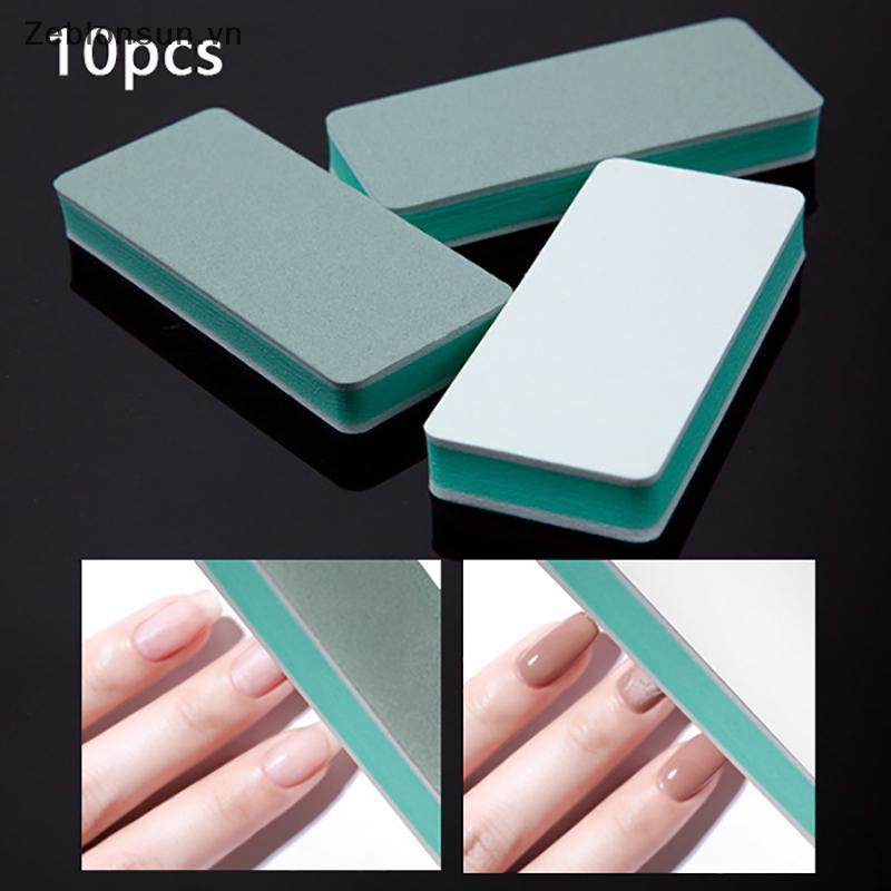 # HB # 10 chiếc 600 / 3000 Grit Nail Buffer Blo Polishing UV Gel Nail Polisher Shiner Buffer Files D