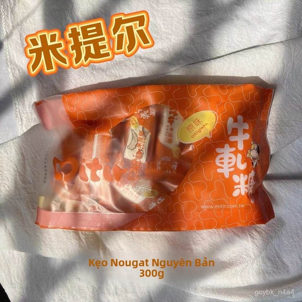 Kẹo nougat sữa Đài Loan thủ công thơm ngon truyền thống quà Tết ăn vặt