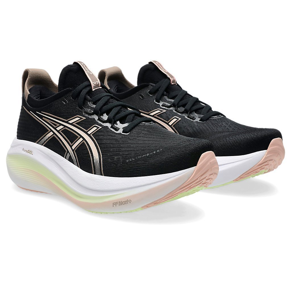 Giày Chạy Bộ Nữ ASICS Gel-Nimbus 27 Màu Bla / Breeze IMU1 K7Q2