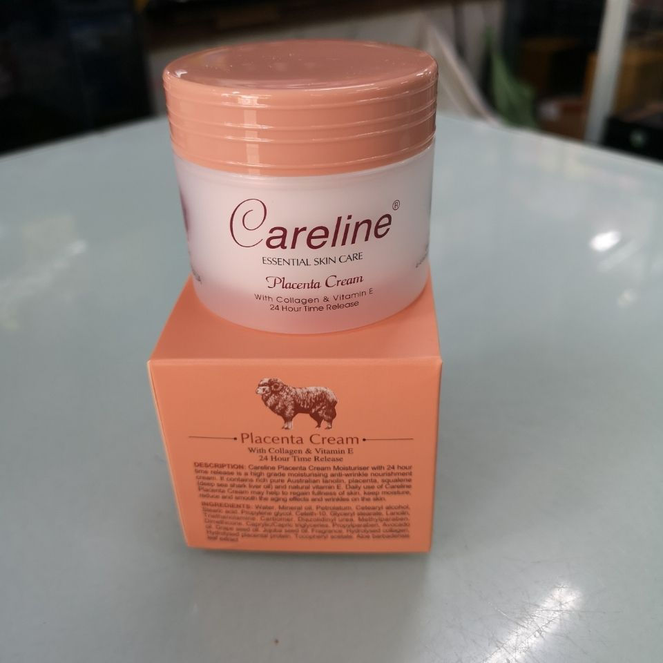 Úc Careline Careline Collagen Lanolin Sheep Placenta Kem dưỡng ẩm 12Y JD1K
