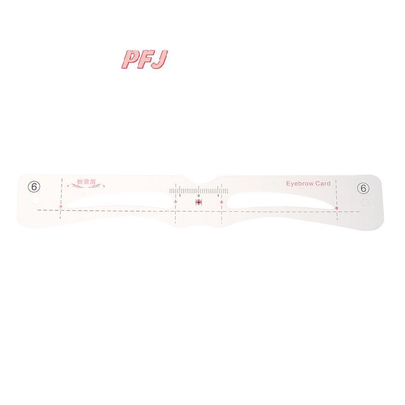 PFJ 12 Chiếc Silicon Lông Mày Stencils Trang Điểm Lông Mày Vẽ Hướng Dẫn Thẻ Mẫu DIY Phụ Kiện Trang Đ