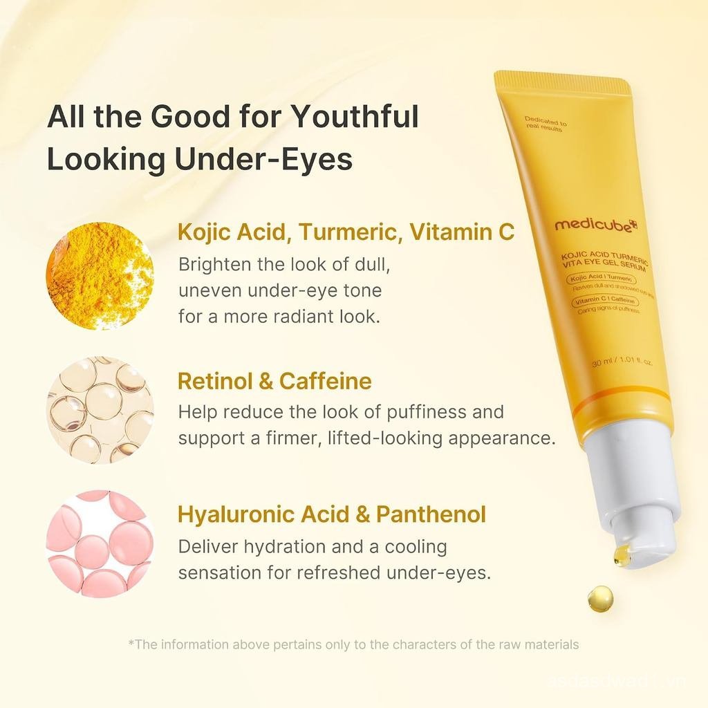 Medicube Eye Jelly Serum & Cream Duo - Kojic Acid Eye Gel & PDRN Eye Serum