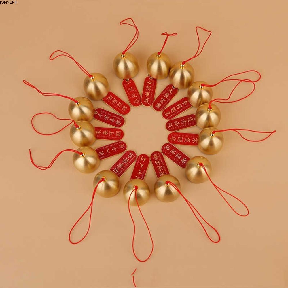 JONY1PH Jingle Bell, Jingle Ornament 2.8cm Chuông gió, Treo xe chuông đồng DIY