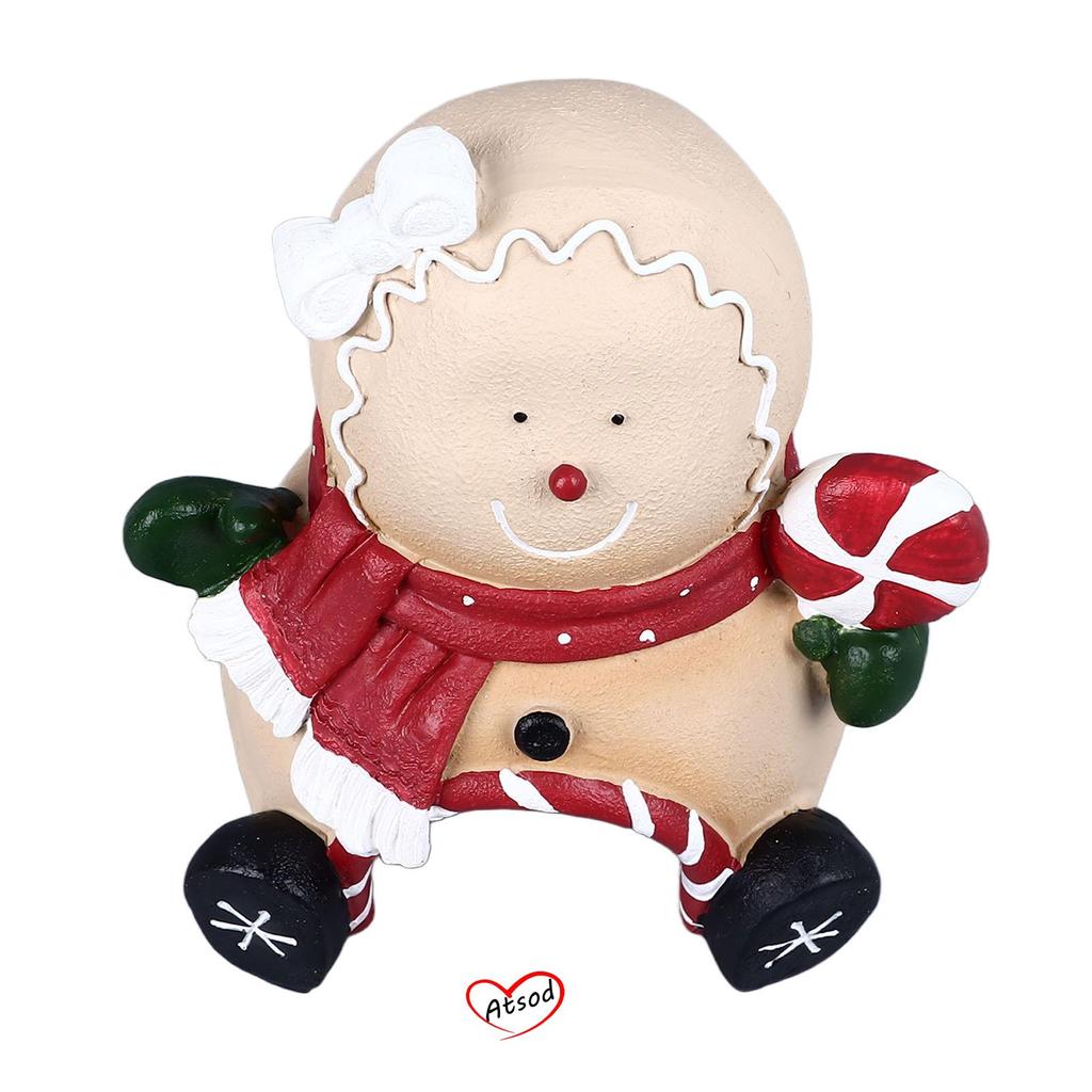 ATSOD Gingerbread Man Đồ trang trí bể cá, Chủ đề Giáng sinh Arch Hideaway Trang trí bể cá, Thời tran