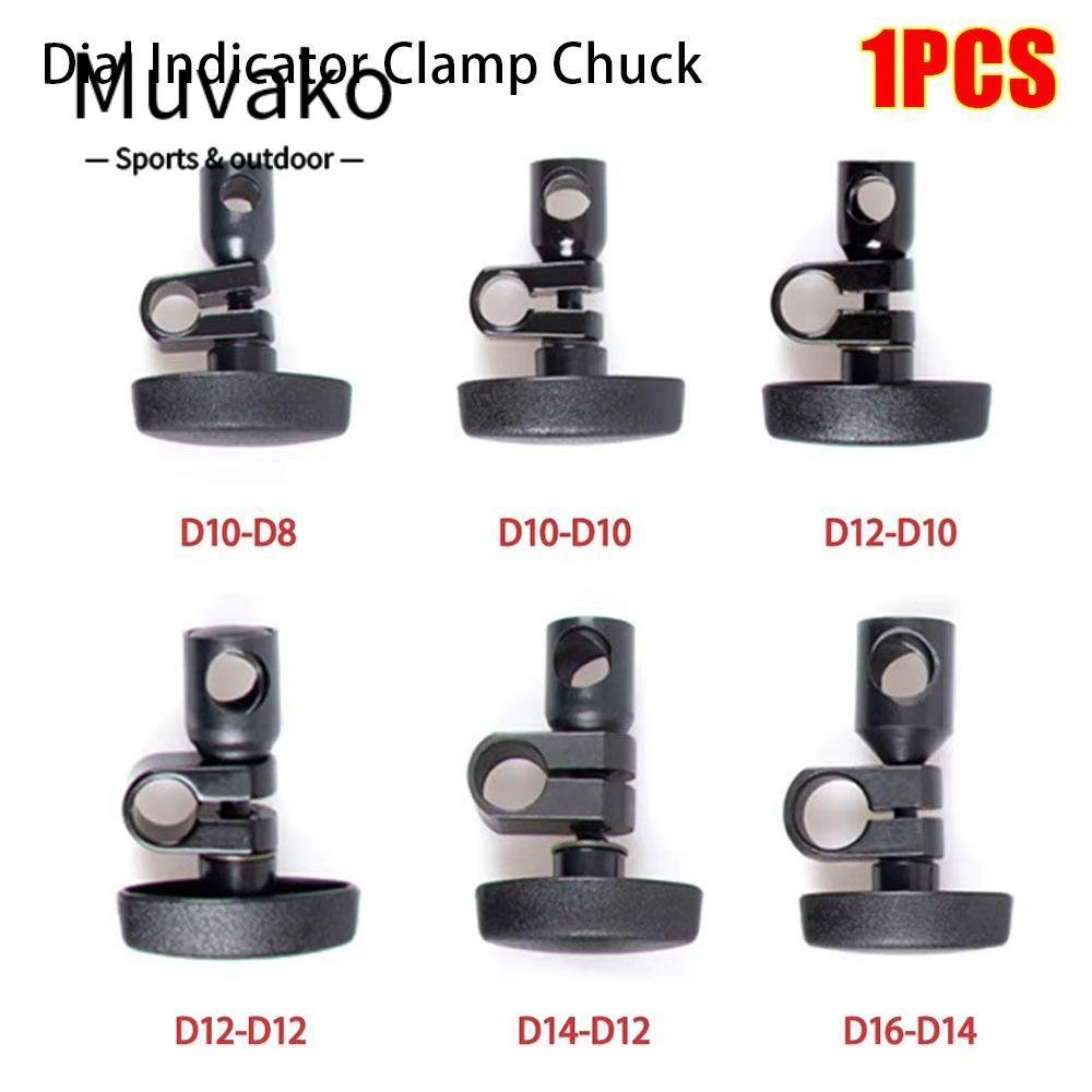 MUVAKO 1 Chiếc Đồng Hồ Đo Chiều Cao Cần Nối Dài Tay, D16-D14 D14-D20 Xoay Chỉ Báo Mặt Số Kẹp Chuck, 