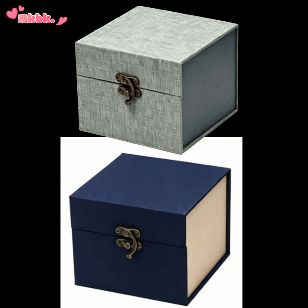 Hộp đựng đầu búp bê MKBK BJD, Hộp đựng đầu búp bê bằng vải lanh, Hộp đựng đầu búp bê nối, Hộp đựng m