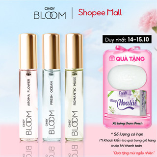 Combo 3 chai nước hoa nữ Cindy Bloom 10ml/chai chính hãng: Aroma + Fresh + Romantic