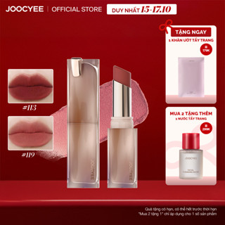 Son Thỏi Lì JOOCYEE Muddy Rouge Che Phủ Rãnh Môi Không Lem Dưỡng Ẩm Nịnh Môi Mềm Mượt Mịn Lì Như Nhung Lâu Trôi Màu Sắc Tự Nhiên Dễ Sử Dụng 3.4g
