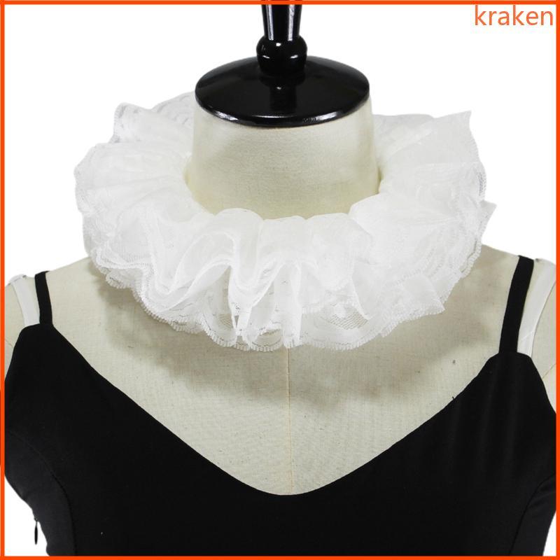 KRA Váy Vintage Nữ Ren Giả Cổ Áo Victoria Phục Hưng - Phù Hợp Style Vintage