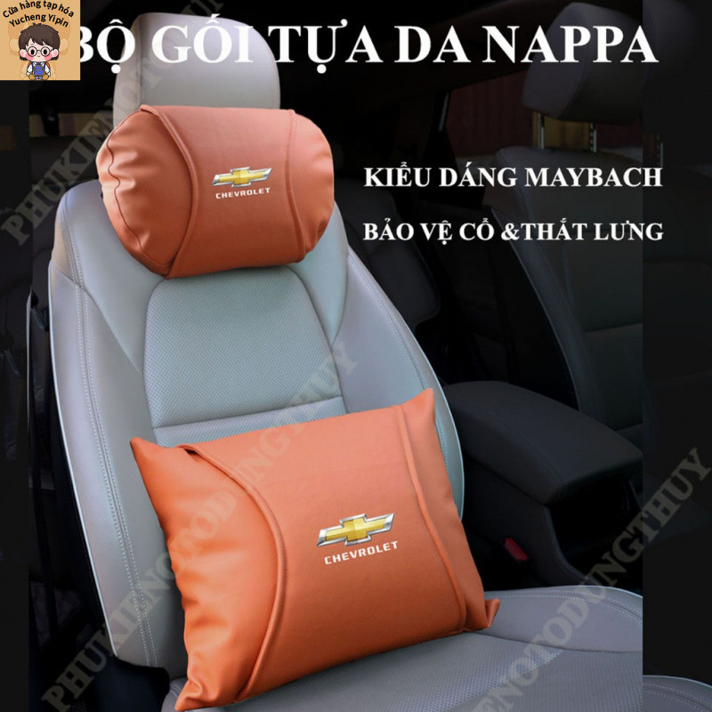 Gối Tựa Đầu Ô Tô, Tựa Lưng Oto Da Nappa Cao Cấp Kiểu Dáng Maybach Phiên Bản Đặc Biệt Theo Hãng Xe Gi