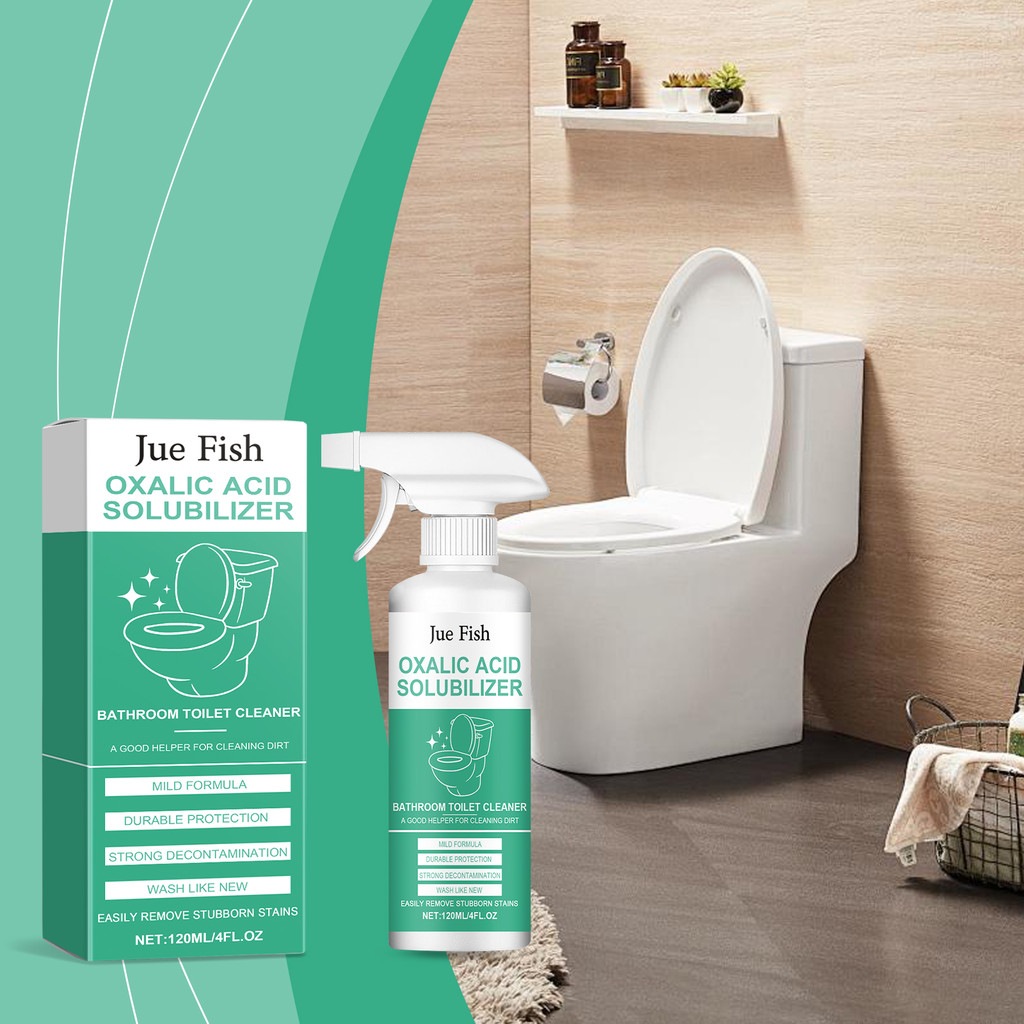 Jue-Fish Toilet Stain Remover Cleaner Multi-effect Dirt Dissolver Toilet Tile Cement Floor Stain Rem