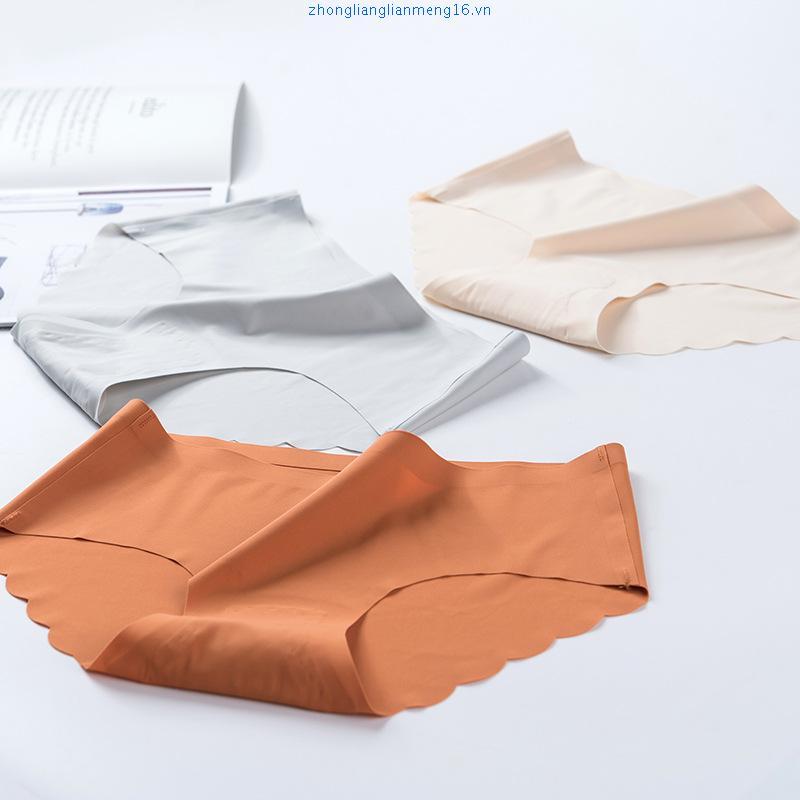 Set 5 quần lót nữ su lạnh không đường may không lộ viền VINGO kháng khuẩn hàng Việt Nam CB39 VNGO