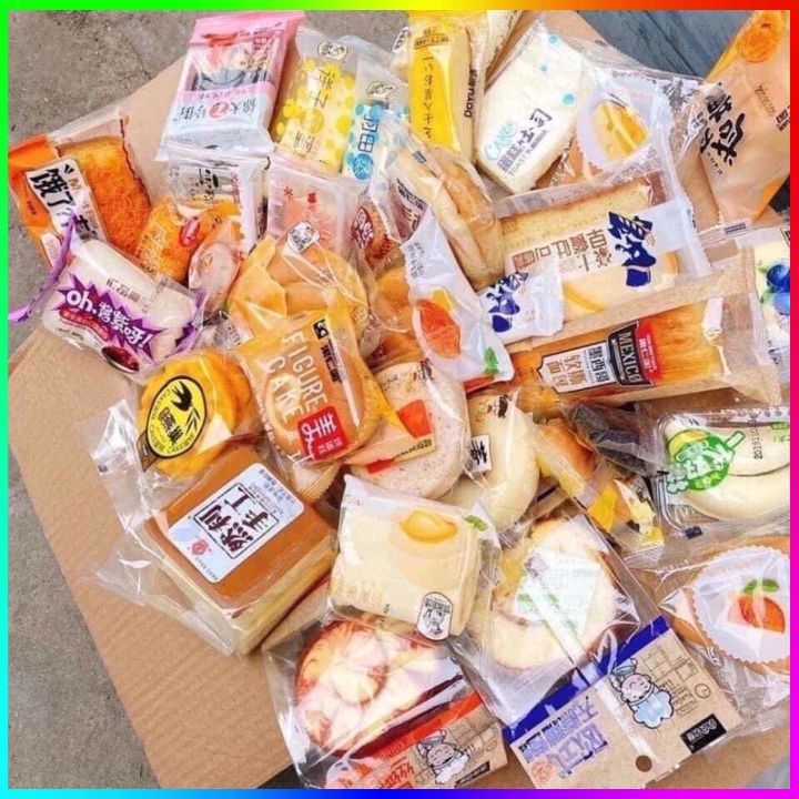 bánh mix đài loan bông lan ngọt mặn thùng 500g-1kg-2kg giá rẻ nhất thị trường