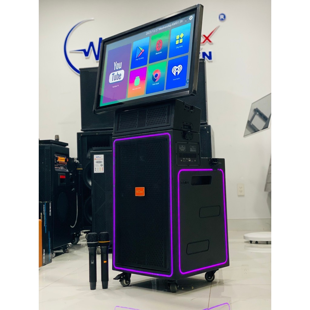 [ Loa màn hình hiện đại ] Loa màn hình MTMAX X6 , Bass 30, 2 trung, 2 treble , Công suất: 500-800W