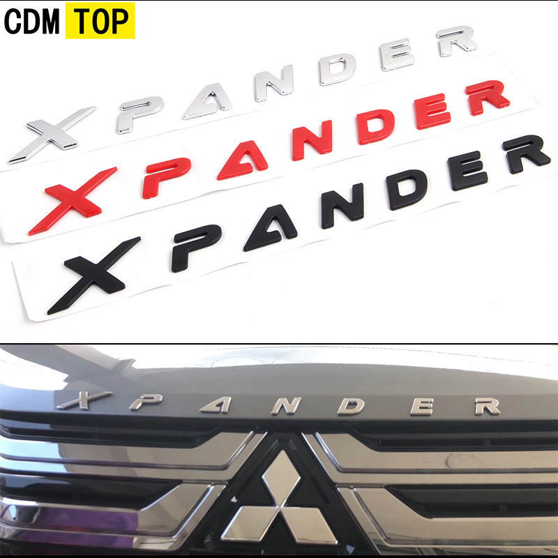 Biểu Tượng Mitsubishi Xpander Logo Bonet Logo Từ Xe 2023 Xpander Dán Đen Đỏ Phụ Kiện